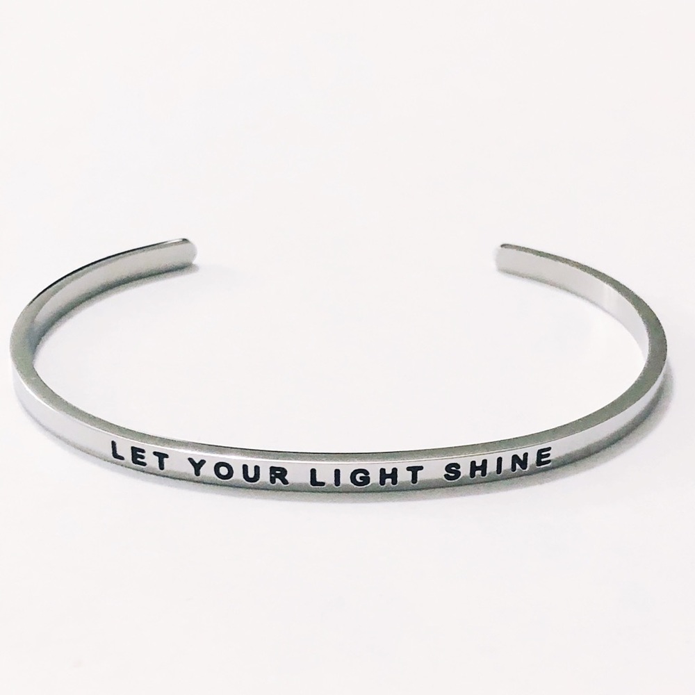 “Let Your Light Shine” bangle